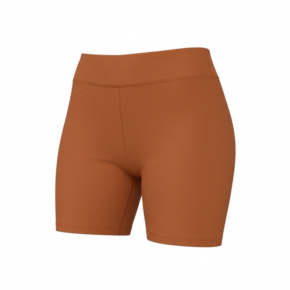 Bubble Baby Terracotta Orange Bamboo Viscose Biker Shorts XXS/XS